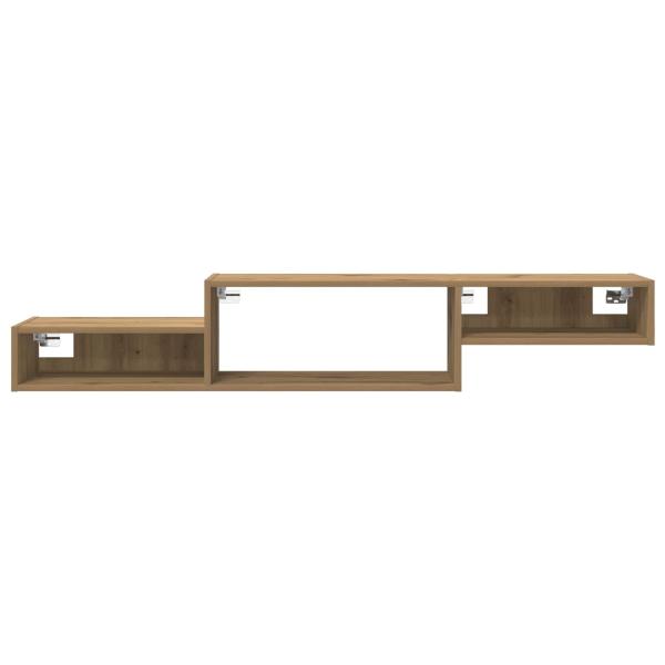 Wandmontierter TV-Schrank Wandhalterung Artisan-Eiche