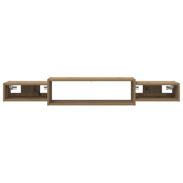 Wandmontierter TV-Schrank Wandhalterung Artisan-Eiche
