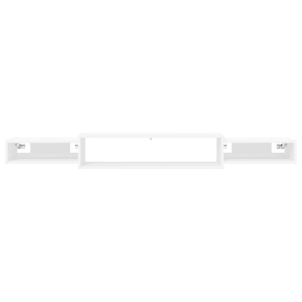 Wandmontierter TV-Schrank Wandhalterung Wei? 180 x 28 x 21 cm