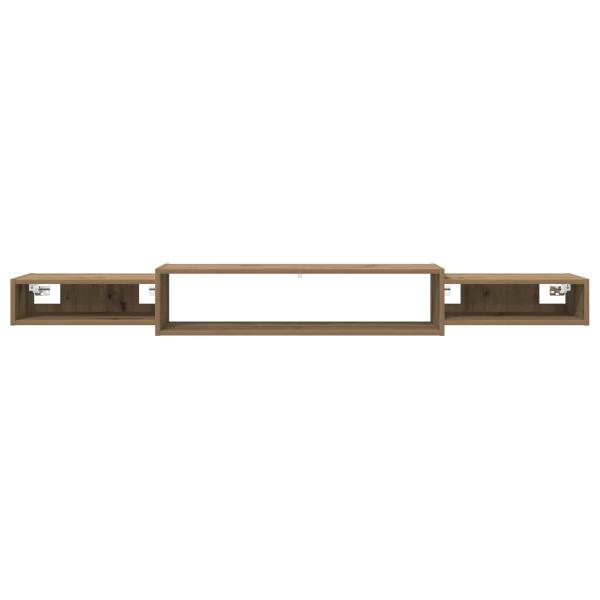 Wandmontierter TV-Schrank Wandhalterung Artisan-Eiche