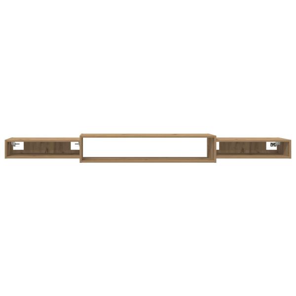 Wandmontierter TV-Schrank Wandhalterung Artisan-Eiche