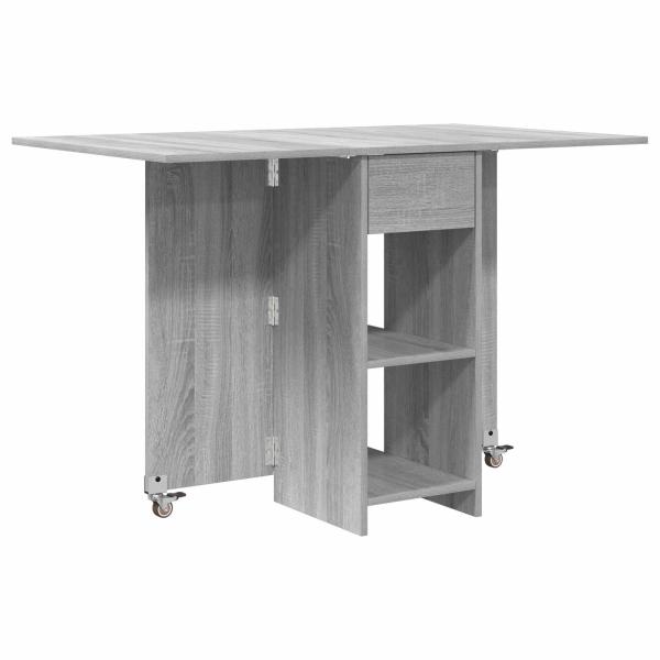 Esstisch 115 x 70 x 75 cm Holzwerkstoff Grau Sonoma