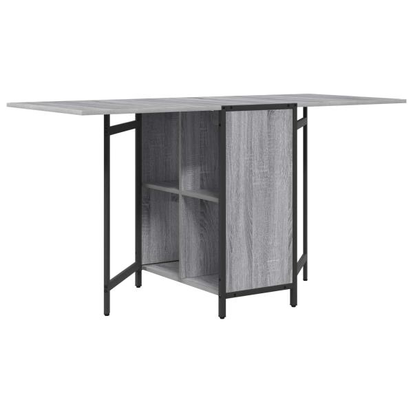Esstisch 144 x 60 x 75 cm Holzwerkstoff Sonoma-Grau Rechteckig