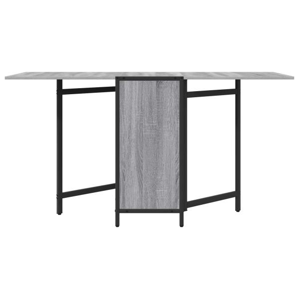 Esstisch 144 x 60 x 75 cm Holzwerkstoff Sonoma-Grau Rechteckig