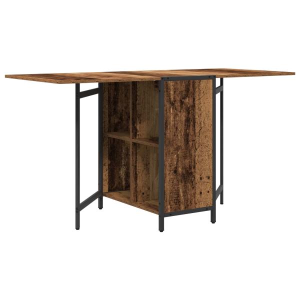 Esstisch 144 x 60 x 75 cm Holzwerkstoff Altholz Rechteckig