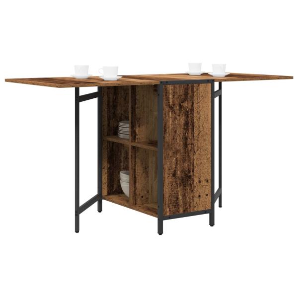 Esstisch 144 x 60 x 75 cm Holzwerkstoff Altholz Rechteckig