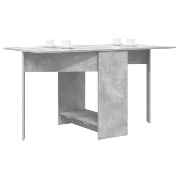 Esstisch 138 x 70 x 73,5 cm Holzwerkstoff Betongrau