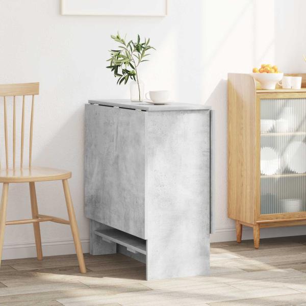 Esstisch 138 x 70 x 73,5 cm Holzwerkstoff Betongrau
