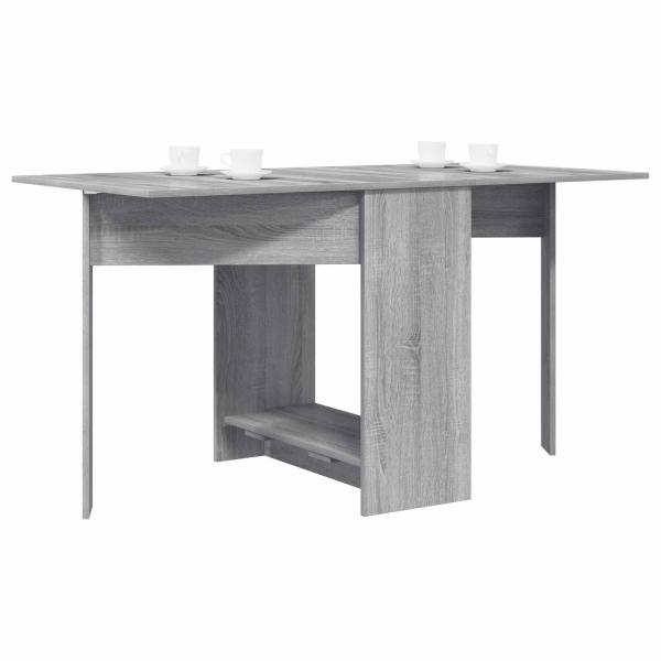 Esstisch 138 x 70 x 73,5 cm Holzwerkstoff Grau Sonoma