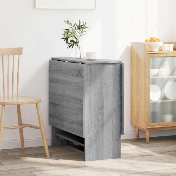 Esstisch 138 x 70 x 73,5 cm Holzwerkstoff Grau Sonoma