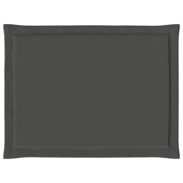 Sitzkissen 2 stk. Polyester Anthrazit 47 x 36 x 2 cm