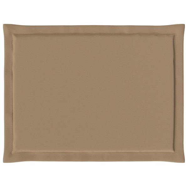Sitzkissen 2 stk. Polyester Taupe 47 x 36 x 2 cm