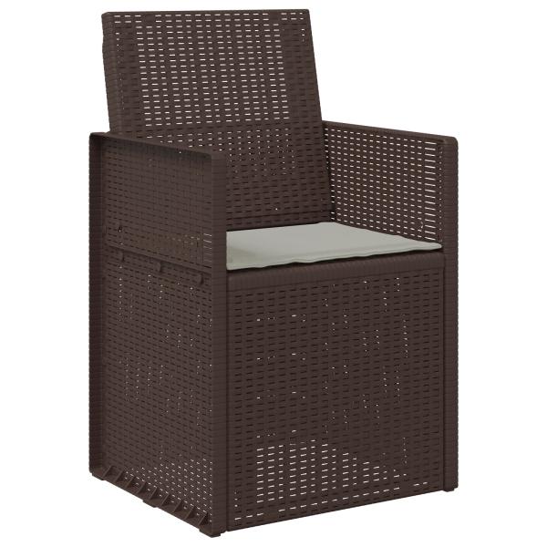 Sitzkissen 2 stk. Polyester Hellgrau 47 x 36 x 2 cm