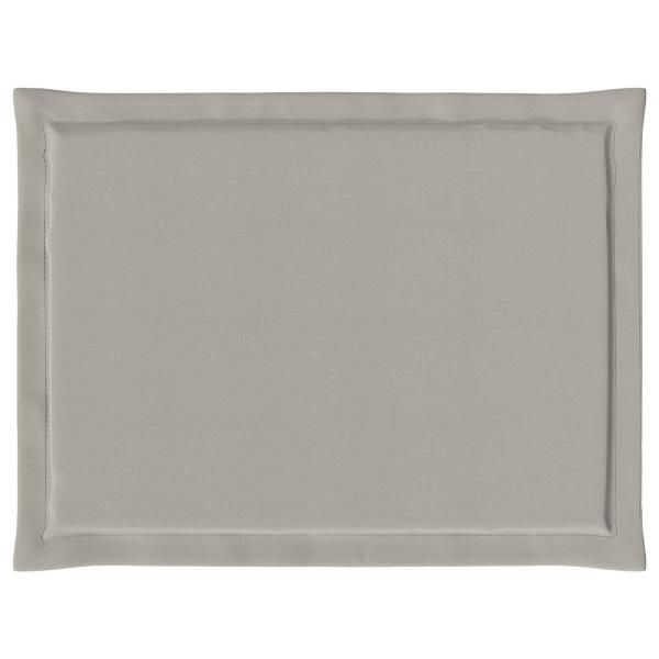 Sitzkissen 2 stk. Polyester Hellgrau 47 x 36 x 2 cm