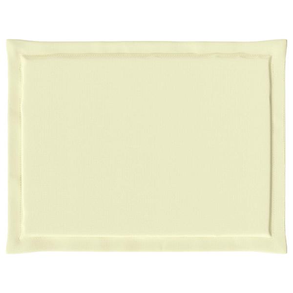 Sitzkissen 4 stk. Polyester Creme 47 x 36 x 2 cm
