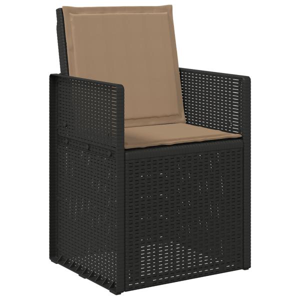 Sitz- und Rückenkissen Polyester Taupe 47 x 45 x 2 cm