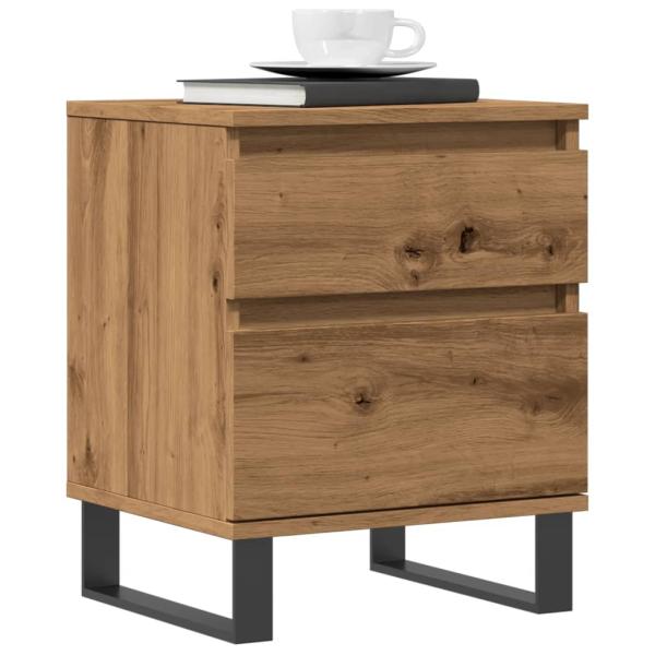 ARDEBO.de - Nachttisch Artisan-Eiche 40x35x50 cm Holzwerkstoff