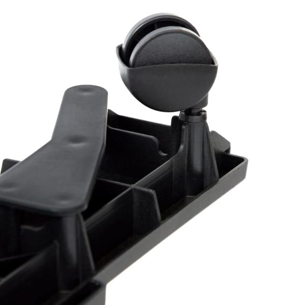 Transportroller mit 4 Rollen 2 Stk. Schwarz Polypropylen 170 kg