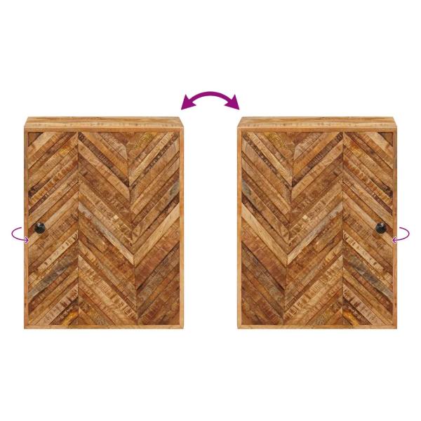 Badezimmerschrank-Set mit Schubladen 5 pcs Massivholz Mango