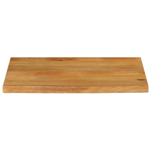 Tischplatte mit Baumkante 90x60x3,8 cm Massivholz Mango