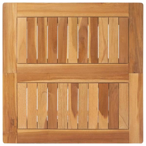 Bartisch Natur 60 x 60 x 105 cm Massiv-Teak