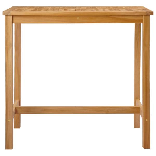 Bartisch Natur 110 x 60 x 105 cm Massiv-Teak