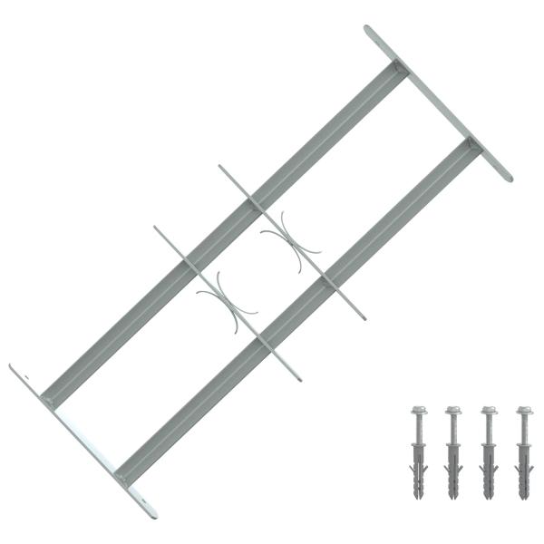 ARDEBO.de - Sicherheitsgitter für Fenster mit 2 Querstangen 3 stk.