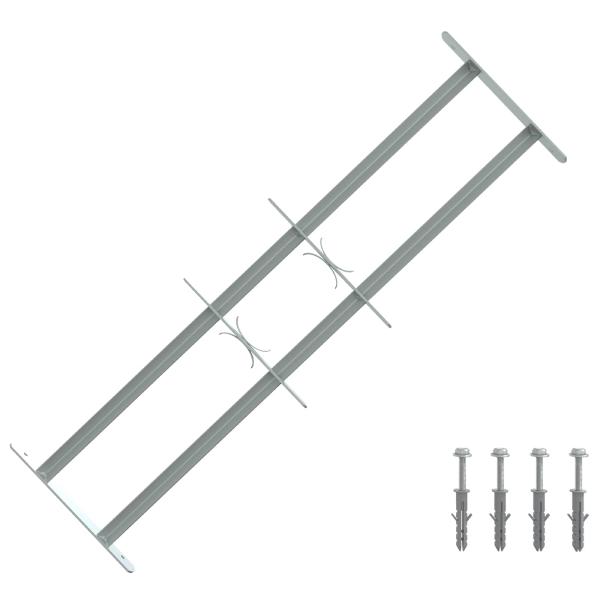 ARDEBO.de - Sicherheitsgitter für Fenster mit 2 Querstangen 3 stk.