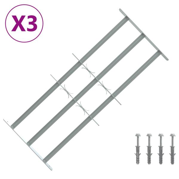 Sicherheitsgitter für Fenster mit 3 Querstangen 3 stk.