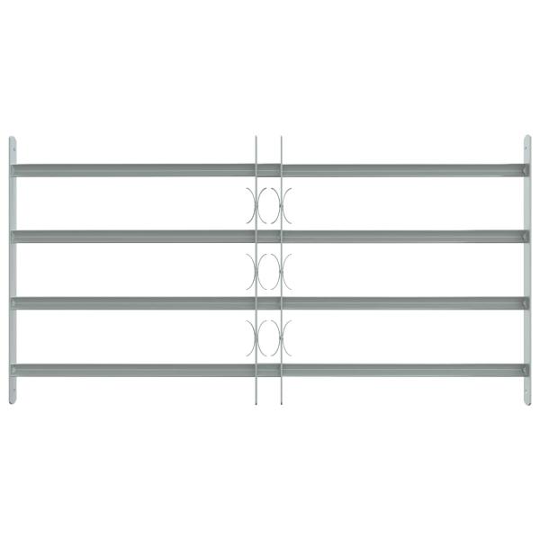 Sicherheitsgitter für Fenster mit 4 Querstangen 3 stk.
