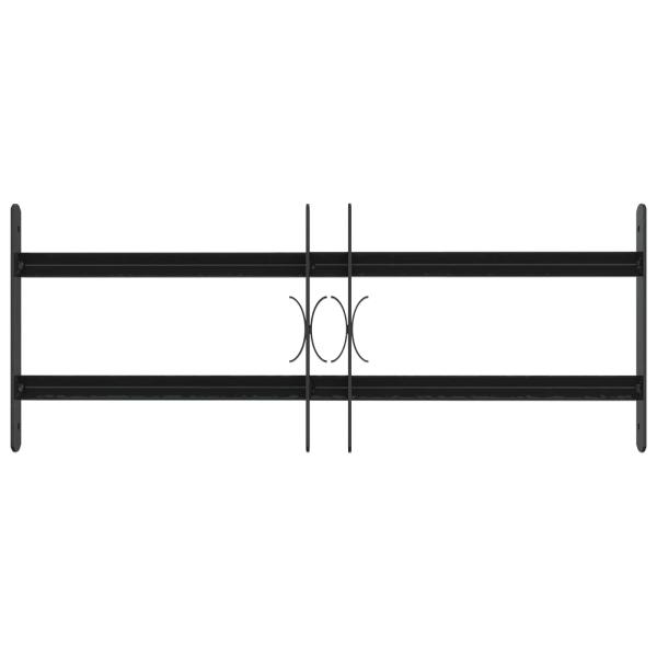 Sicherheitsgitter für Fenster mit 2 Querstangen 3 stk. 43-74 cm