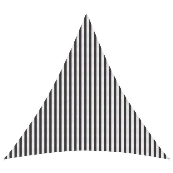 ARDEBO.de - Sonnensegel 4,5 x 4,5 x 4,5 m HDPE Dreieckig Anthrazit und Weiß