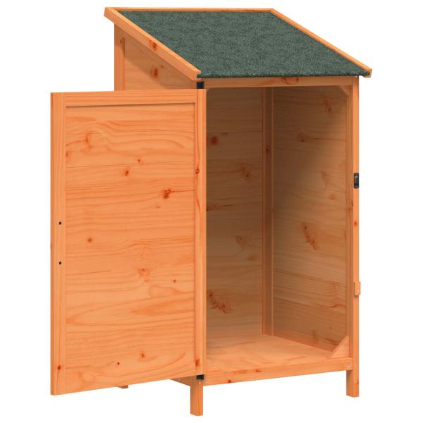 Gartenschuppen Braun 59,5 x 56 x 113,5 cm Massivholz aus Fichte