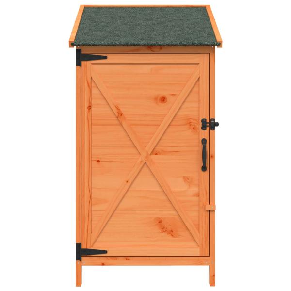 Gartenschuppen Braun 59,5 x 56 x 113,5 cm Massivholz aus Fichte