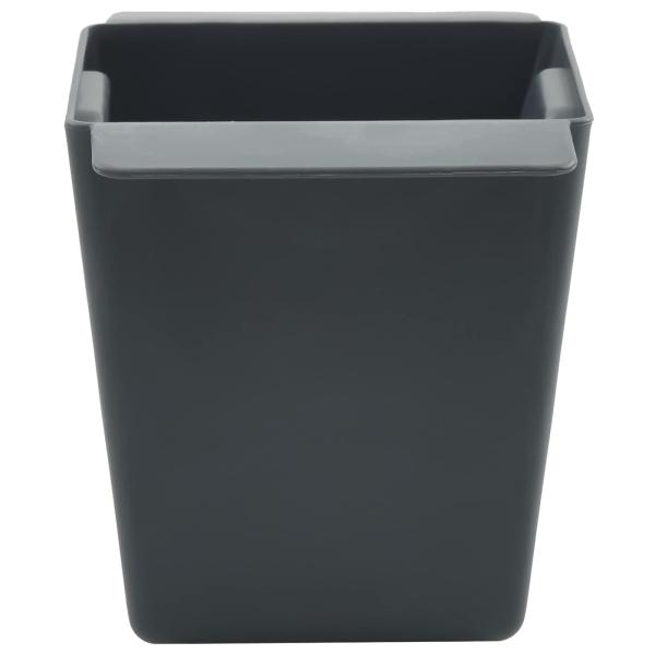 Blumenboxen für Euro-Paletten 24 stk. Grau 13,5 x 9 x 9,5 cm