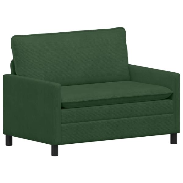 Sofa Set 2 stk. Dschungelgrün Stoff