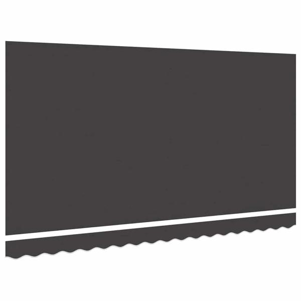 Ersatzbespannung für Markise 4x2 m Anthrazit Polyester