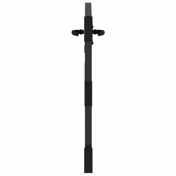 Gartentor 85 x 100 cm Pulverbeschichteter Stahl Abschließbar