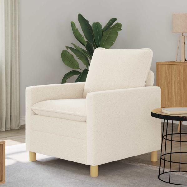 ARDEBO.de - Sofa Creme 76 x 81 x 87,5 cm Stoff