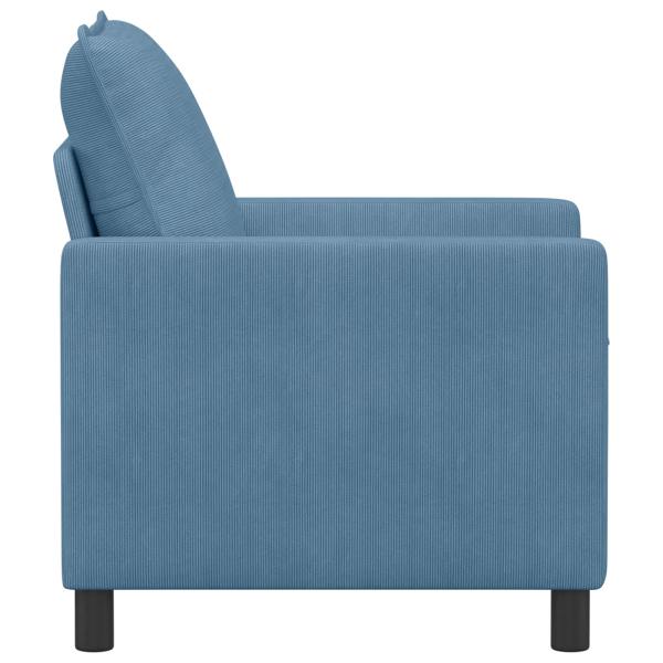 Sofa Blau 76 x 81 x 87,5 cm Stoff