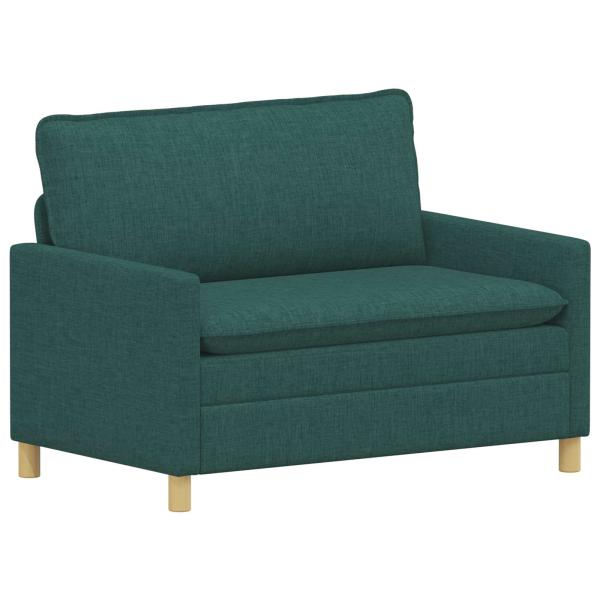 Sofa Dunkelgrün 126 x 81 x 87,5 cm Stoff
