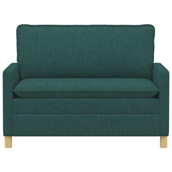 Sofa Dunkelgrün 126 x 81 x 87,5 cm Stoff