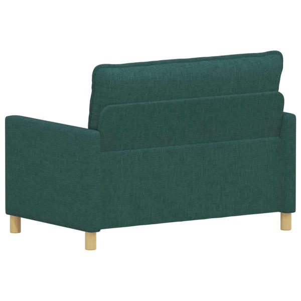 Sofa Dunkelgrün 126 x 81 x 87,5 cm Stoff