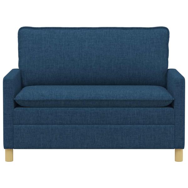 Sofa 2-Sitzer Blau 126 x 81 x 87,5 cm Stoff