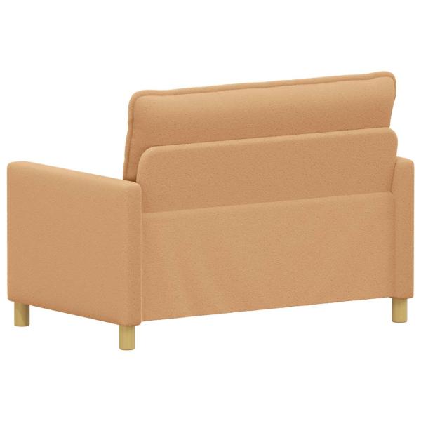 Sofa Beige 126 x 81 x 87,5 cm Stoff