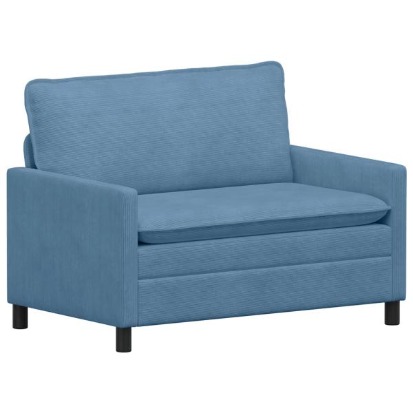 Sofa Blau 126 x 81 x 87,5 cm Stoff