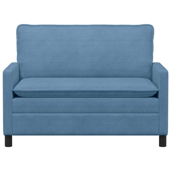 Sofa Blau 126 x 81 x 87,5 cm Stoff