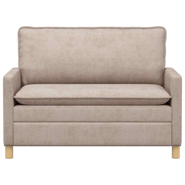 Sofa Beige 126 x 81 x 87,5 cm Polyester