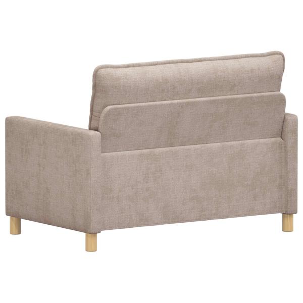 Sofa Beige 126 x 81 x 87,5 cm Polyester