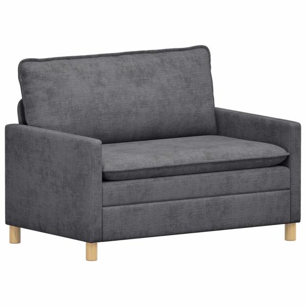 Sofa Dunkelgrau 126 x 81 x 87,5 cm Polyester